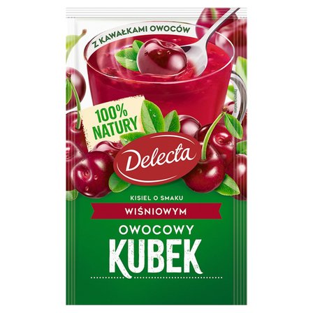 Delecta Owocowy kubek Kisiel smak wiśniowy 30 g (1)