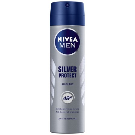 Nivea Antyperspirant DLA Mężczyzn W Spray'u Silver Protect 150 ml (1)