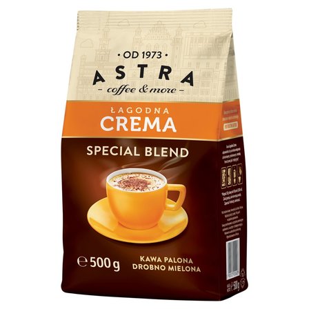 Astra Kawa palona drobno mielona łagodna crema 500 g (1)