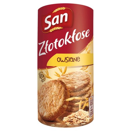 San Złotokłose Ciastka owsiane 215 g (1)