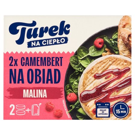 Turek Na ciepło Camembert na obiad malina 230 g (2 x 100 g + 30 g) (1)