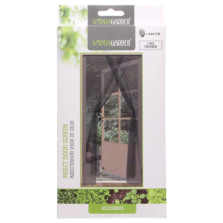 PRO GARDEN MOSKITIERA ZASŁONA PRZECIW INSEKTOM 2SZT 75X220 CM (1)