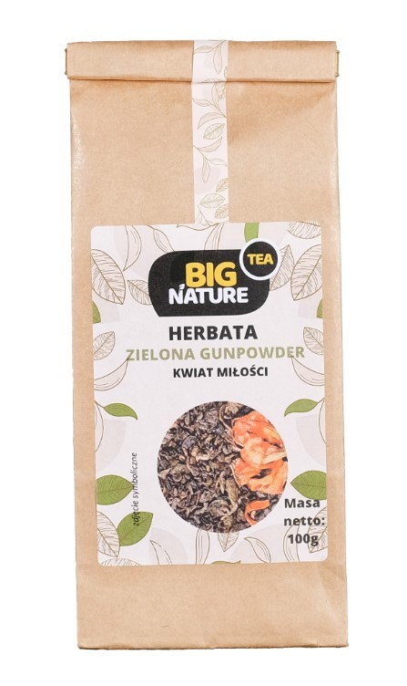 Big Nature Herbata Zielona Kwiat Miłości 100g (1)