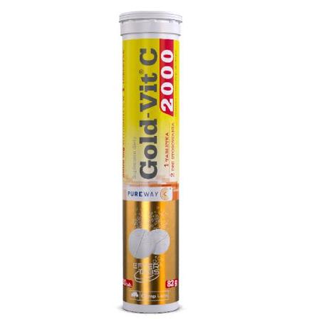 Olimp GOLD-VIT C 2000 cytryna, 20 tabletek musujących (1)