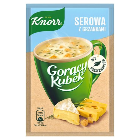 Knorr Gorący Kubek Serowa z grzankami 22 g (1)