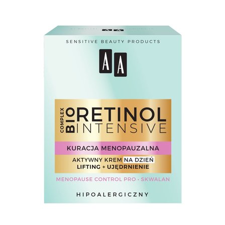 AA Retinol Intensive Kuracja Menopauzalna krem aktywny na dzień lifting + ujędrnienie 50 ml (4)