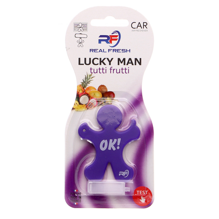 REAL FRESH LUCKY MAN zapach samochodowy tutti frutti (1)