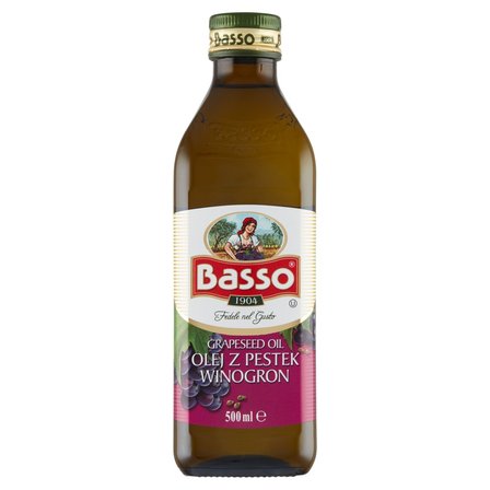 Basso Olej z pestek winogron 500 ml (1)