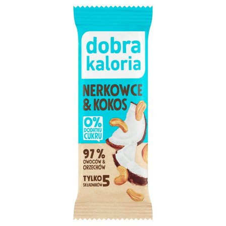 Dobra Kaloria Baton daktylowy nerkowce & kokos 35 g (1)