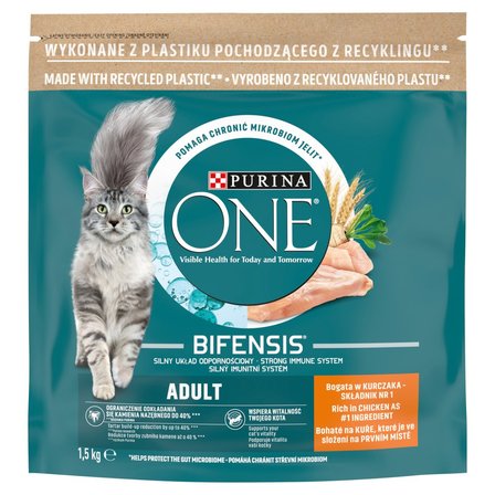 PURINA ONE Bifensis Adult Karma dla dorosłych kotów bogata w kurczaka 1,5 kg (1)