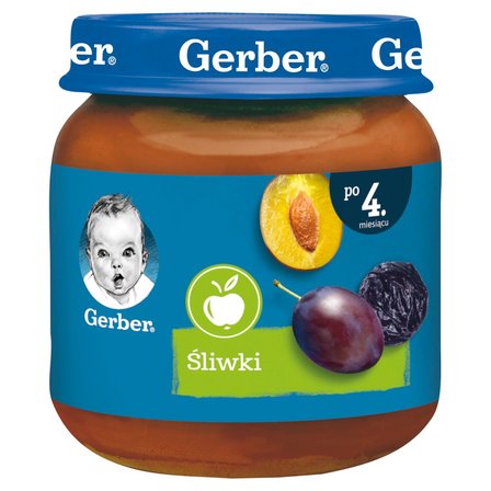 Gerber Śliwki dla niemowląt po 4. miesiącu 125 g (1)