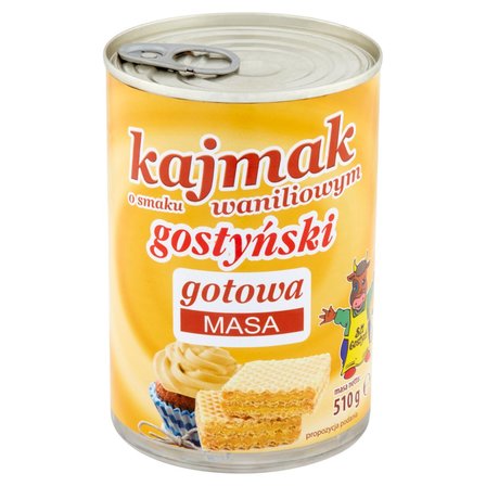 SM Gostyń Kajmak o smaku waniliowym gostyński 510 g (2)