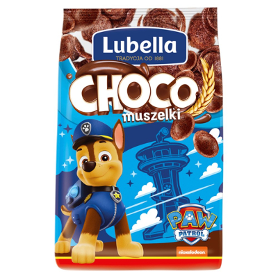 Lubella Choco muszelki Zbożowe muszelki o smaku czekoladowym 250 g (1)