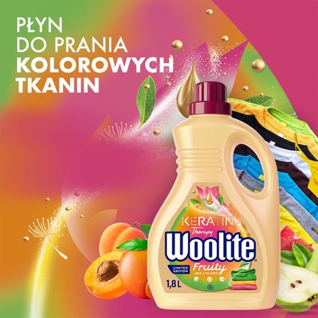 Woolite Keratin Therapy Fruity Płyn do prania 1,8 l (30 prań) (3)