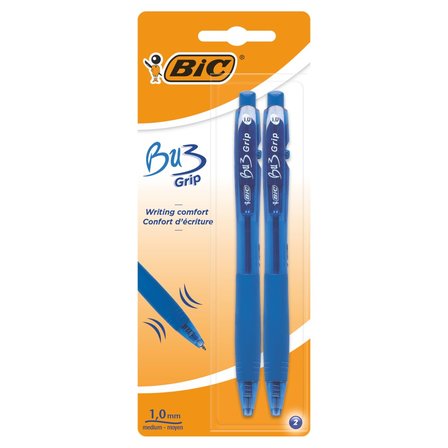 BiC Bu3 Grip Długopis automatyczny 2 sztuki (1)