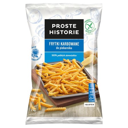 Proste Historie Frytki karbowane do piekarnika 2 kg (1)