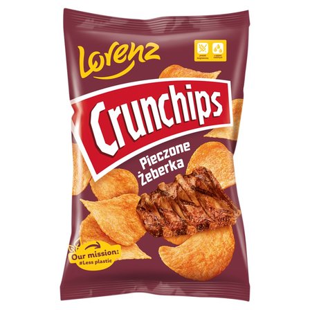 Crunchips Chipsy ziemniaczane pieczone żeberka 140 g (1)