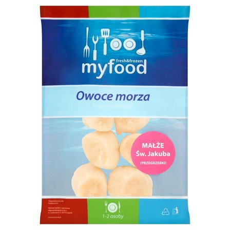 MyFood Owoce morza Małże Św. Jakuba Przegrzebki surowe 200 g (1)