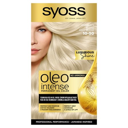 Syoss Oleo Intense Farba do włosów 10-50 popielaty blond (1)