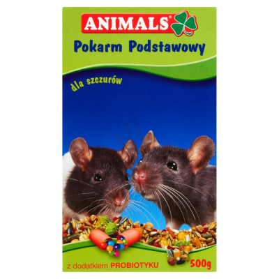 Animals Pokarm podstawowy dla szczurów 500g (1)