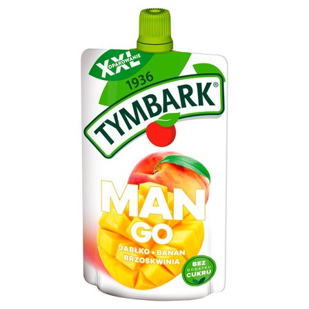 Tymbark Mus 100 % z owoców jabłko mango brzoskwinia banan 200 g (2)