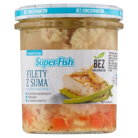 SuperFish Filety z suma w zalewie warzywnej 300 g (1)