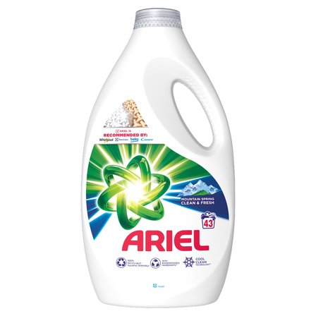 Ariel Płyn do prania, 43 prań, Mountain Spring Clean & Fresh (1)