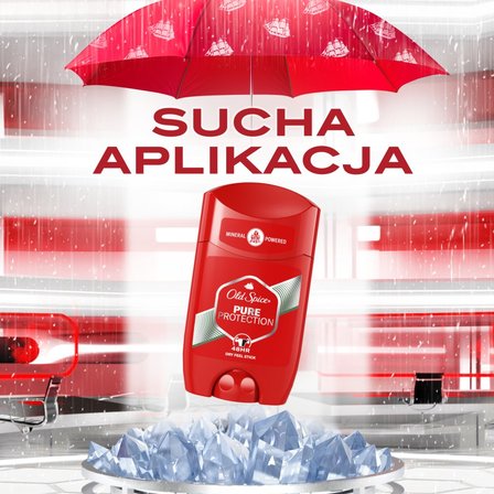 Old Spice Pure Protection Dezodorant W Sztyfcie Zapewniający Mężczyznom Uczucie Suchości, 65ml (3)