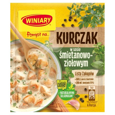 Winiary Pomysł na... Kurczak w sosie śmietanowo-ziołowym 30 g (1)