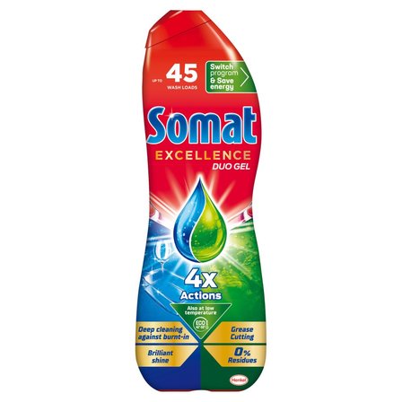 Somat Excellence Duo Gel Żel do mycia naczyń w zmywarkach 810 ml (1)