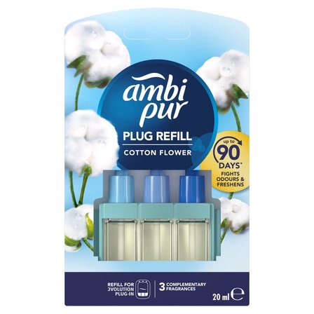 Ambi Pur z wkładem do elektrycznego odświeżacza powietrza Ambi Pur Cotton, 20ml (1)