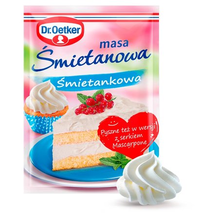 Dr. Oetker Masa śmietanowa śmietankowa 56 g (2)