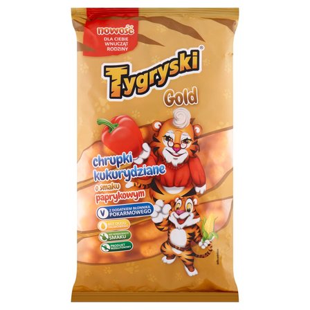 Tygryski chrupki kukurydziane paprykowe GOLD 100g (1)