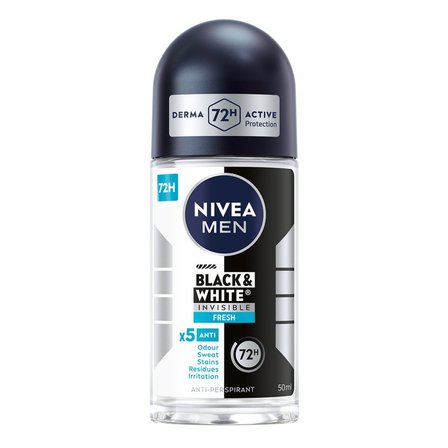 Antyperspirant w Kulce Black&White Invisible Fresh 50 ml (1)