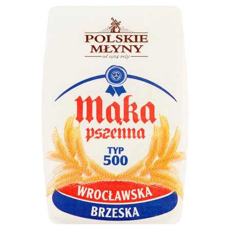 Polskie Młyny Mąka pszenna wrocławska brzeska typ 500 1 kg (1)