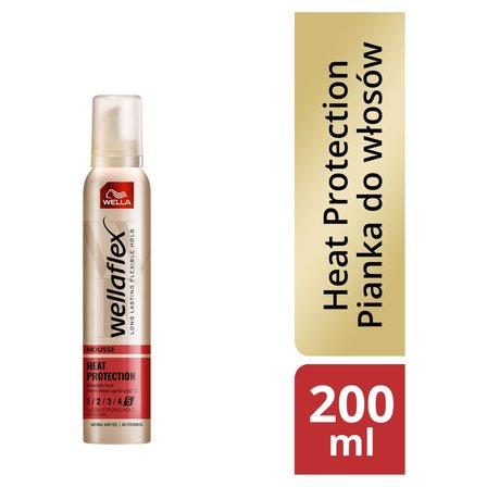 Wella Wellaflex Heat Protection Pianka do włosów 200 ml (5)