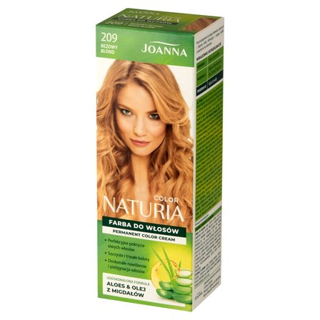 Joanna Naturia Color Farba do włosów beżowy blond 209 (2)