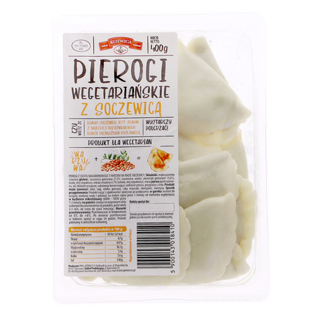 Kotwica pierogi wegetariańskie z soczewicą 400g (1)