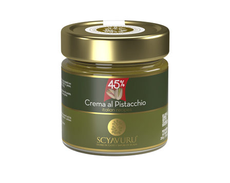 Scyavuru Włochy-Sycylia krem pistacjowy 45% 200g (1)