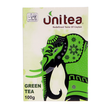 Unitea green tea zielona herbata ekspresowa cejlońska 100g (1)