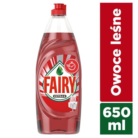 Fairy Extra+ Owoce leśne Płyn do mycia naczyń 650ml (2)