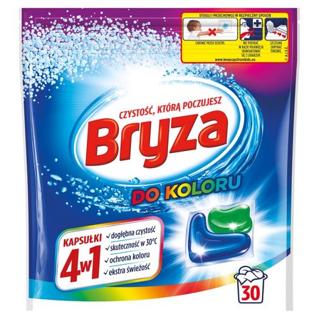 Bryza 4w1 Kapsułki do prania do koloru 600 g (30 prań) (1)