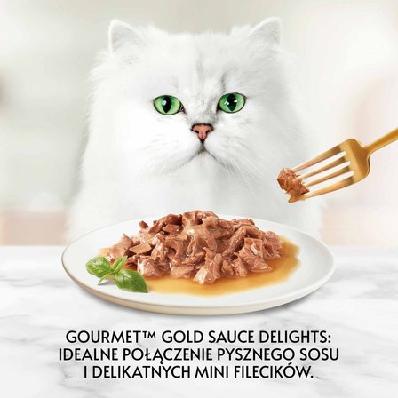Gourmet Gold Karma dla kotów kawałki w smakowitym sosie z kurczakiem 85 g (4)