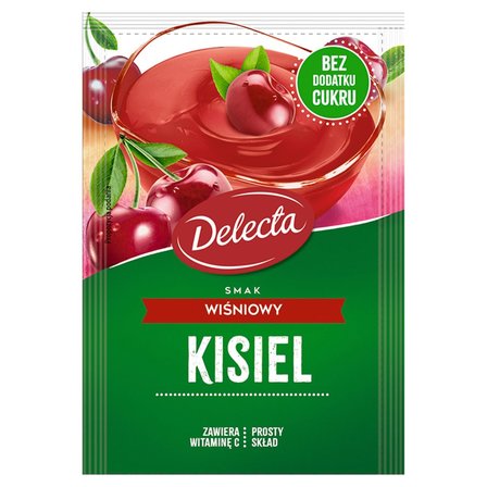 Delecta Kisiel smak wiśniowy 38 g (1)