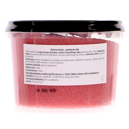 ORGANIC SHOP BOD SCRUB RASPBERRY CREAM 250ML (2)