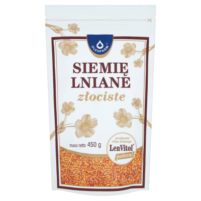 Oleofarm Siemię lniane złociste 450 g (1)