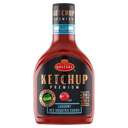 Firma Roleski Ketchup premium łagodny bez dodatku cukru 425 g (1)