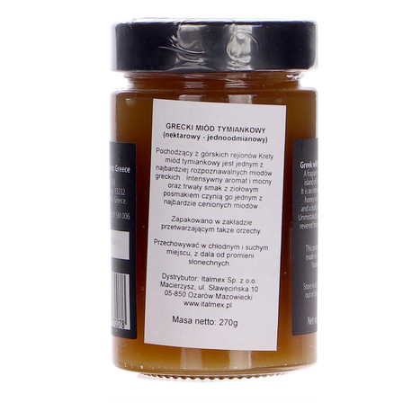 Nefeli grecki miód tymiankowy ( nektarowo-jednoodmianowy ) 270g (6)