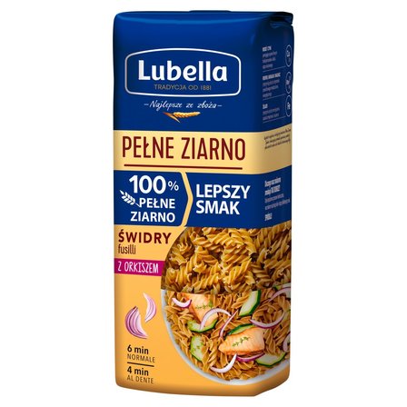 Lubella Pełne Ziarno Makaron świdry z orkiszem 400 g (2)