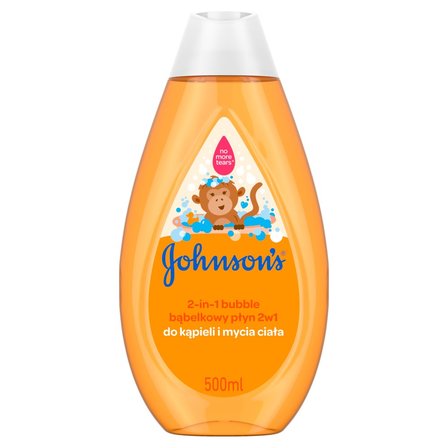 Johnson's Bąbelkowy płyn do kąpieli i mycia ciała 2w1 500 ml (2)